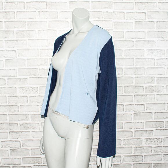 FRONTROW x RECTO Color Block Open Cardigan Sweater Fits L - Picture 6 of 11